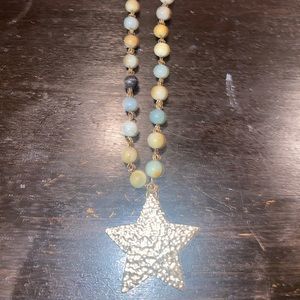 Beaded Star Necklace